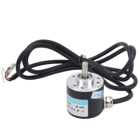 Encodeur Dc Encodeur incrémental ABZ 3 phases arbre plein 6mm, moteur DC 5-24V ...