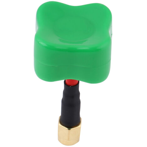Antenne FPV 5.8G LHCP 2dBi Champignon 50mm SMA/RP-SMA pour Drone RC Quadcopter (Vert