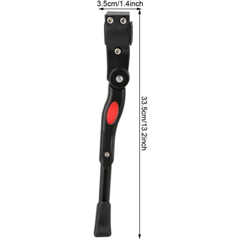 Béquille Réglable Pour Vélo – Support Latéral Universel En Aluminium, Hauteur 30-34 Cm, Léger, Pliable, Pour VTT, Route Et Vélos Hybrides