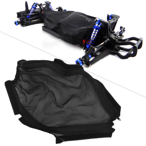 Halearo Housse Anti-poussière pour Châssis, Protection Légère et Durable pour Voiture 1/10 Slash 4x4 LCG Rally RC, en Nylon Noir, 1 unité Halearo Housse Anti-poussière pour Châssis, Protection Légère et Durable pour Voiture 1/10 Slash 4x4 LCG Rally RC, en Nylon Noir, 1 unité