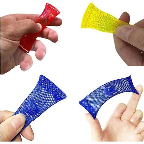 Norhogo 18 Pièces Objet Anti Stress, Fidgets en Marbre Apaisants pour Augmenter La Concentration, Fidget Toys en Maille de Marbre pour Soulager Le Stress