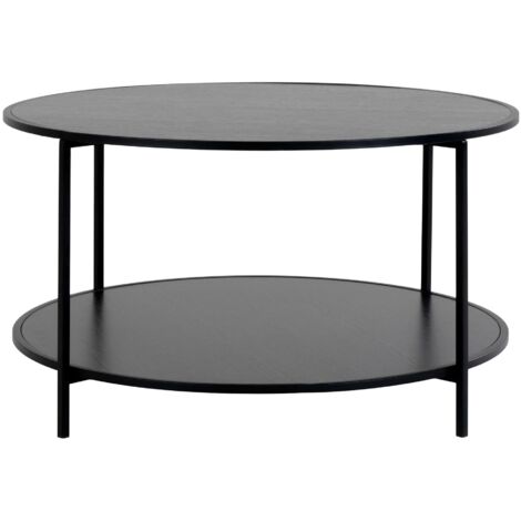 Table basse fixe Vita 1 noire – Dimensions 100x60cm – Matériaux de haute qualité – Design moderne et élégant – House Nordic (1/5)