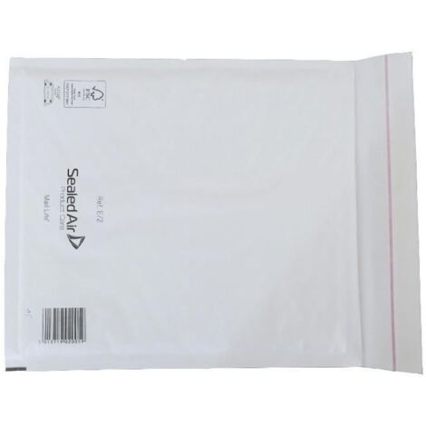 Lot de 10 enveloppes matelassées pour envoi, enveloppes bulles blanches
