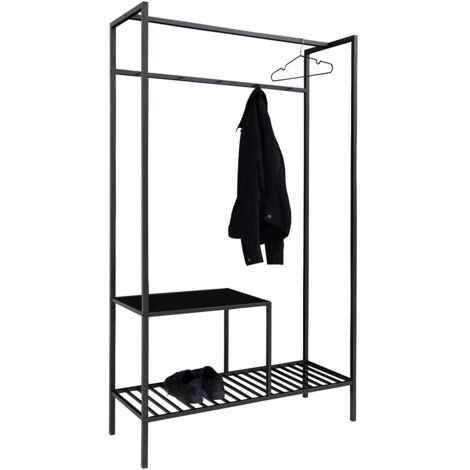 Vestiaire 101x38x170 cm noir - IMALA (1/4)