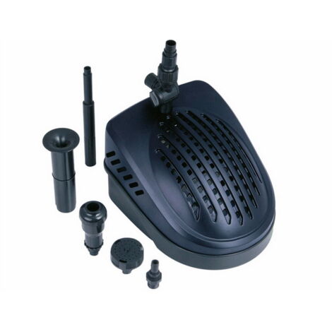 Ubbink – Pompe filtrante pour bassin jusqu'à 5000L – Débit 950 l/h – Hauteur de jet max 190 cm – 3 jets différents – Installation subaquatique simple