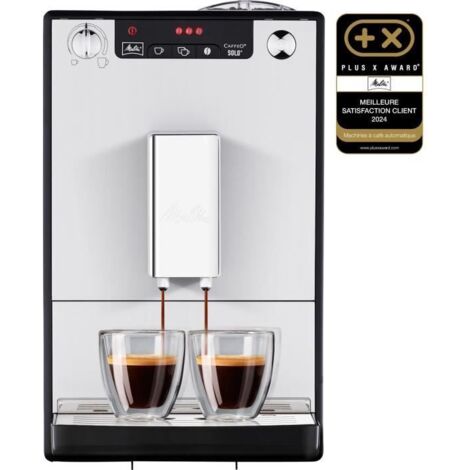 Machine à café broyeur à grain – Pré-infusion pour arômes riches – 2 tasses simultanément – Réglage intensité doux à corsé – Melitta (1/5)