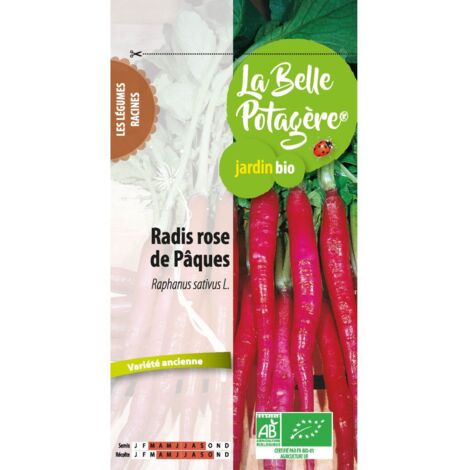 Graines à semer - Radis rose de Pâques - 3 g