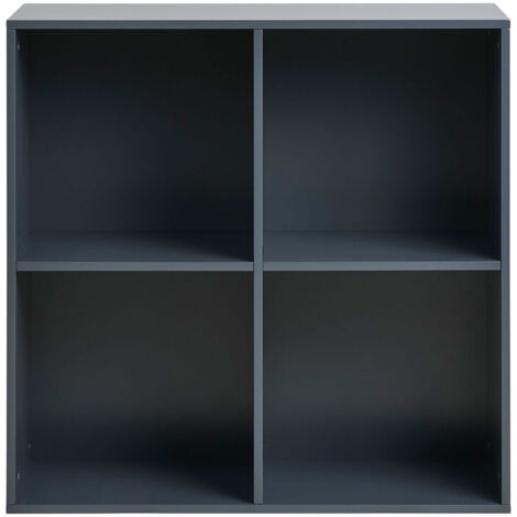 Horne étagère murale 69x30x69cm gris foncé. (1/3)