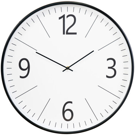Biel Horloge murale, Ø51 cm, noir, blanc. (1/5)