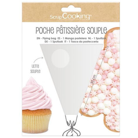 Poche à douille réutilisable 35cm - Scrapcooking