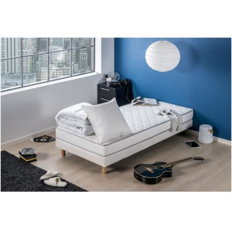 Deko-dream Pack Star matelas blanc 90x190 cm confortable (1/6)