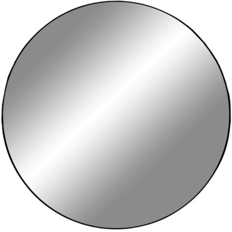 Jeanne Miroir Ø40 cm, cadre noir. (1/4)