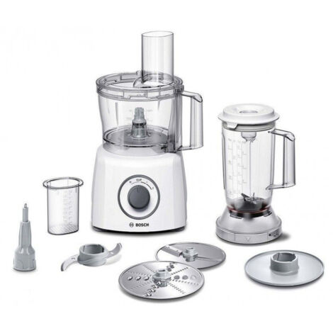 Bosch – Robot cuiseur multifonction 800W – Capacité 2.3L – 2 vitesses + pulse – Blender intégré – Pour préparation rapide et efficace