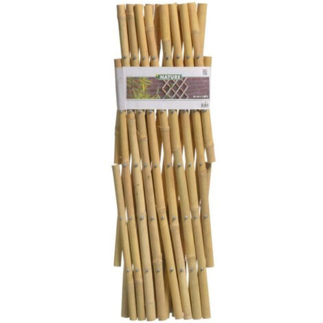 NATURE Treillis extensible en bambou 45x180cm - Marron