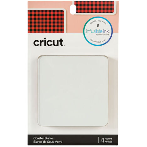 Dessous de verre personnalisables - Cricut - 4 pcs - Infusible Ink - 9,5 x 9,5 cm - Céramique (1/5)