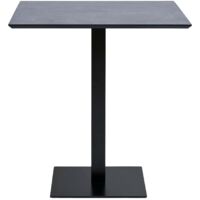 Table de café FANO 70cm – Bois clair ou noir – Design minimaliste-Noir