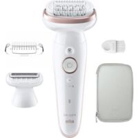 Braun – Épilateur électrique femme – Tête flexible large pour résultats rapides – Technologie Wet & Dry – 40 pincettes MicroGrip pour poils courts