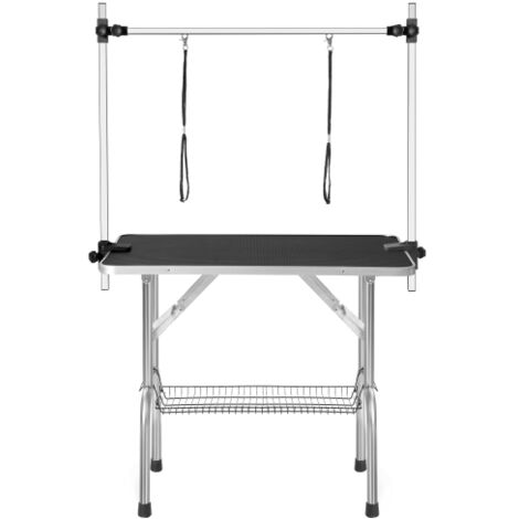 Table de toilettage pliable professionnelle pour animaux de compagnie, table de bain pour animaux, table de tonte pour animaux, adaptée à un usage domestique, avec support réglable, robuste et portabl (1/5)