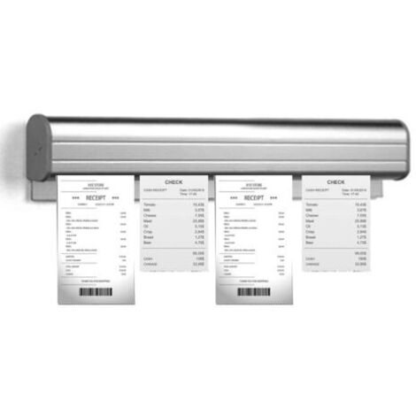 Porte Bon de Commande Restaurant 30CM Porte Bon de Commande en Alliage d'Aluminium Support pour Bons de Commande pour Reçus Chèques Cuisine Hôtel Menu (1/4)