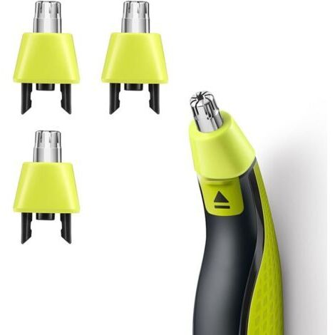 Lot de 2 têtes de rechange pour poils de nez One-Blade QP2520/90, QP6510/70, QP6530/70, QP652070 (1/5)