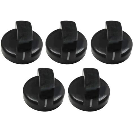 5PCS Bouton de cuisinière à gaz de 8 mm, boutons universels résistants à la température pour cuisinière à gaz, cuisinière à gaz, four (1/5)