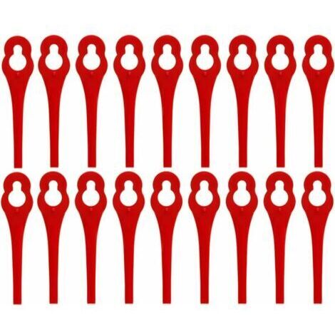 100 pièces lames de rechange compatibles avec coupe bordure IKRA IART 2520, lames en nylon pour IAT 20-1M (1/5)