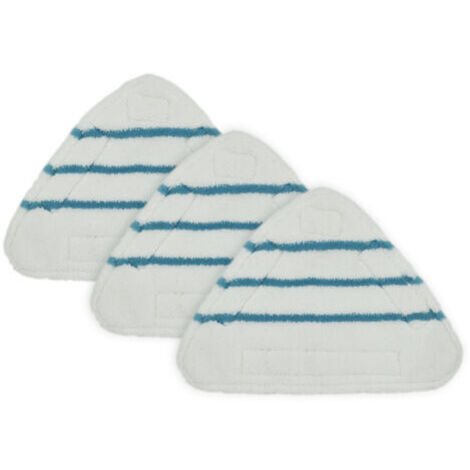 3pcs,Housses en Microfibre Balai Vapeur Accessoire Chiffons universel,Triangle lavable (1/5)