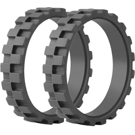 Pneu/caoutchouc de rechange compatible avec les Roomba 500, 600, 700, 800, 900, e, i et S. Remplace la roue latérale de votre robot. Pièce de rechange compatible avec la durabilité de l'iRobot Roomba. (1/5)