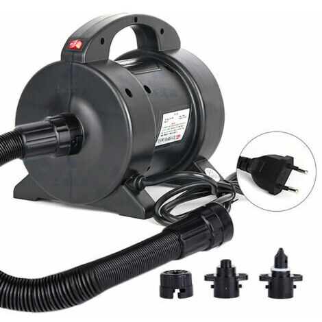 Pompe à air électrique 1600 W – Gonflage rapide 4800 L/min – Pression max 4.0 psi – 2 buses pour matelas et bateaux (1/5)