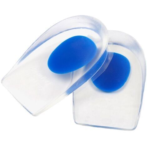 Talonnette épine calcanéenne 4 pièces – Semelle gel silicone orthopédique – Amortissement des impacts – Taille 40-45 – Compatible tous types de chaussures