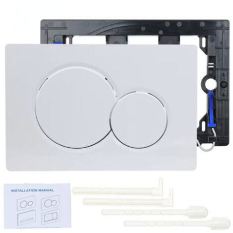 Plaque de commande WC Geberit Sigma 30 – Plastique durable – Installation sans outils – Design minimaliste élégant - SIGMA01