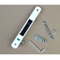 Cerradura de gancho para ventana y puerta corredera Cerradura para puerta corredera (blanca)