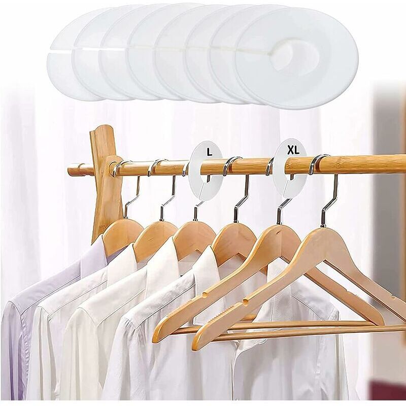 Séparateur de taille pour porte-vêtements, séparateur de taille rond en