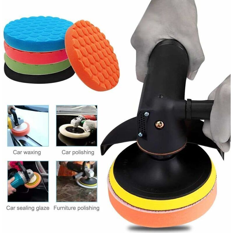 Polissage Pad 5 Pièces 125mm/5 Pouces Éponge de Polissage Kit de Polissage pour Voiture Polisseur Tampon Pad/Pour COTON DE LUSTRAGE - Auto Polissage Pad 5 Pièces 125mm/5 Pouces Éponge de Polissage Kit de Polissage pour Voiture Polisseur Tampon Pad/Pour COTON DE LUSTRAGE - Auto