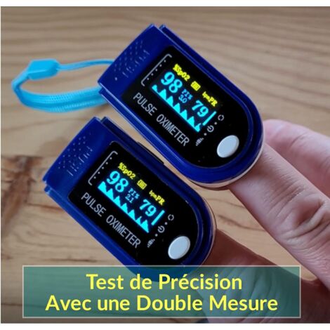 Oxymètre de pouls rechargeable connecté