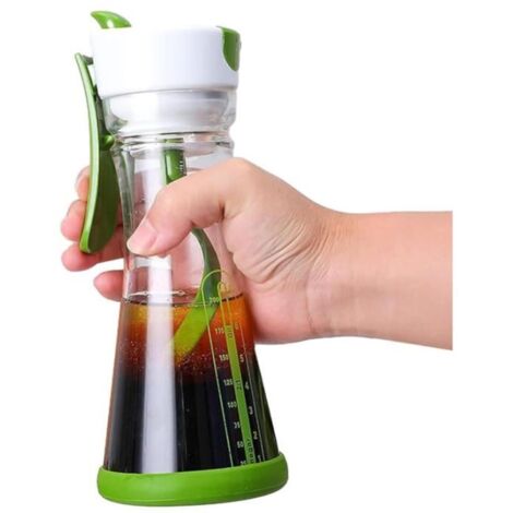 Shaker à Vinaigrette, mélangeur à Vinaigrette Mélangeur Vinaigrette Maison Récipient Shaker à Vinaigrette sans Fuite avec Balance