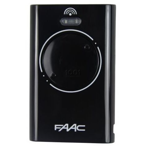 Faac – Télécommande 2 canaux 868.35 MHz – Émetteur programmable avec technologie SLH LR – Long Range pour motorisations de portails et portes de garage - 868mhz