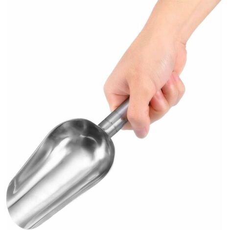 Pelle multifonctionnelle en acier inoxydable pour la nourriture de votre animal de compagnie, marchandises sèches, bonbons, popcorn et épices-Fei Yu