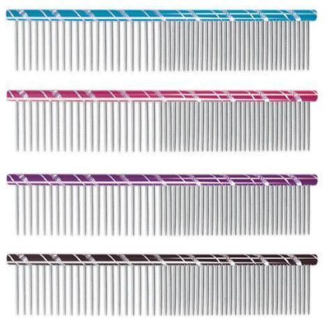 Peigne en acier fantaisie 16cm Couleur : Bleu (1/3)