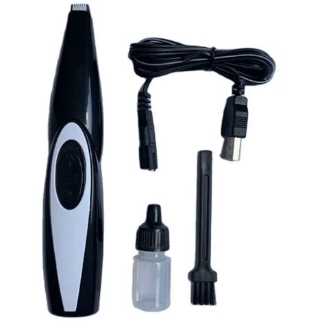 Tondeuse électrique pour chiens et chats, pour le soin des pattes, des oreilles, des yeux et des poils du visage (rechargeable par USB) (1/6)