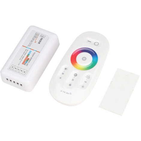 Télécommande sans fil 2,4G pour bande LED RGBW, variateur et contrôleur de couleur, 12-24V DC