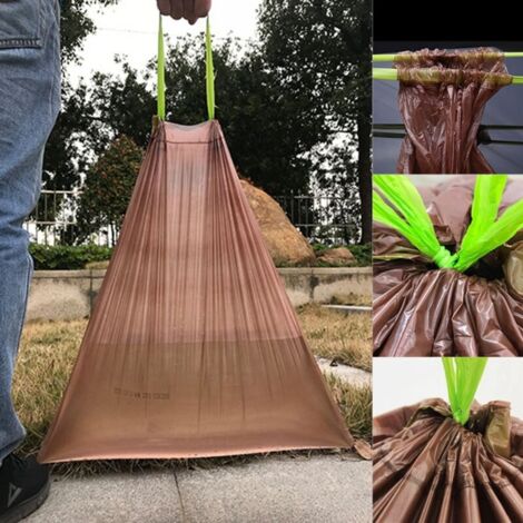 40 Sacs Poubelle Biodégradables Extra Résistants Épaissis pour Maison Bureau