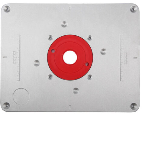 Plaque d'insertion 300mm pour table de défonceuse avec anneau, bricolage menuiserie