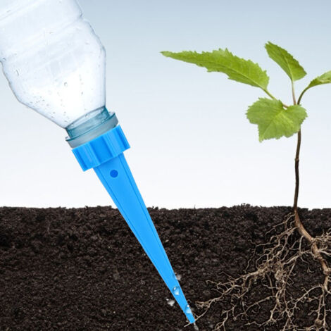 4 pièces d'arrosage automatique pour plantes avec embouts goutteurs réglables et valve