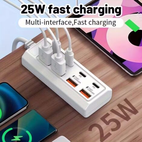HUB USB 8 Ports + 4 Ports Type-C 25W, Compatible PC, Ordinateur Portable, Tablette, Hub USB-C (1/4)