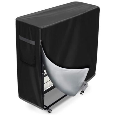 Housse de rangement pliable anti-poussière, convient pour lit pliant ou sac de protection de lit pliable,99x38x113cm.