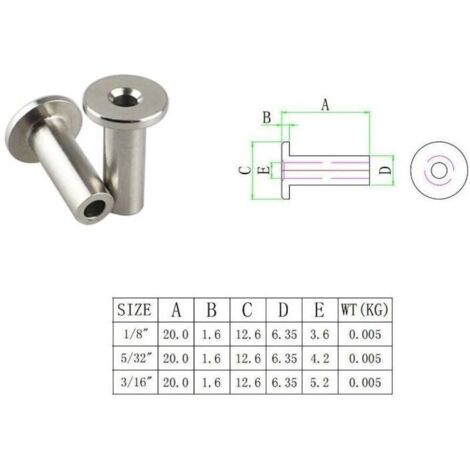 Memkey – Lot de 30 manchons de protection en acier inoxydable 316 – Pour garde-corps de câble 3/16 pouce – Résistants à la corrosion
