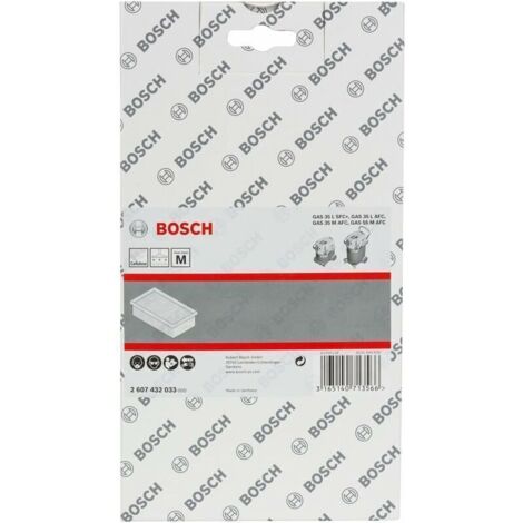 Accessories 2607432033 Filtre plissé plat en cellulose pour Gas 35-55 (1/2)