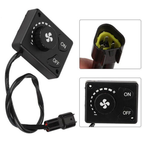 Eosnow Commutateur de contrôleur de chauffage de stationnement DC 12 V/24 V, démarrage/arrêt de synchronisation, remplissage manuel de carburant, contrôleur, universel pour voiture diesel à air de cam