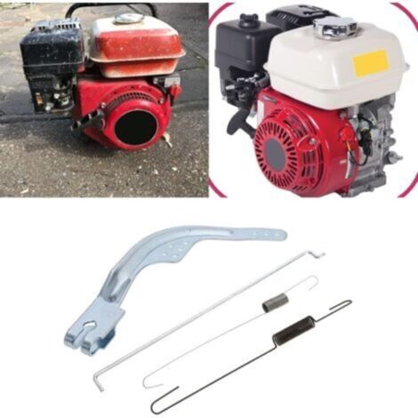 Store 1 Sets Engrenages de Régulateur Compatible avec Honda GX140 GX160 GX200 5,5 HP 6,5 HP 168F Pièce de Rechange pour Générateur Bras d'engrenage de Régulateur Assemblage de Ressorts